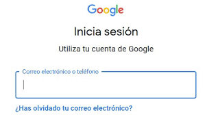 Inicio de Sesión Google